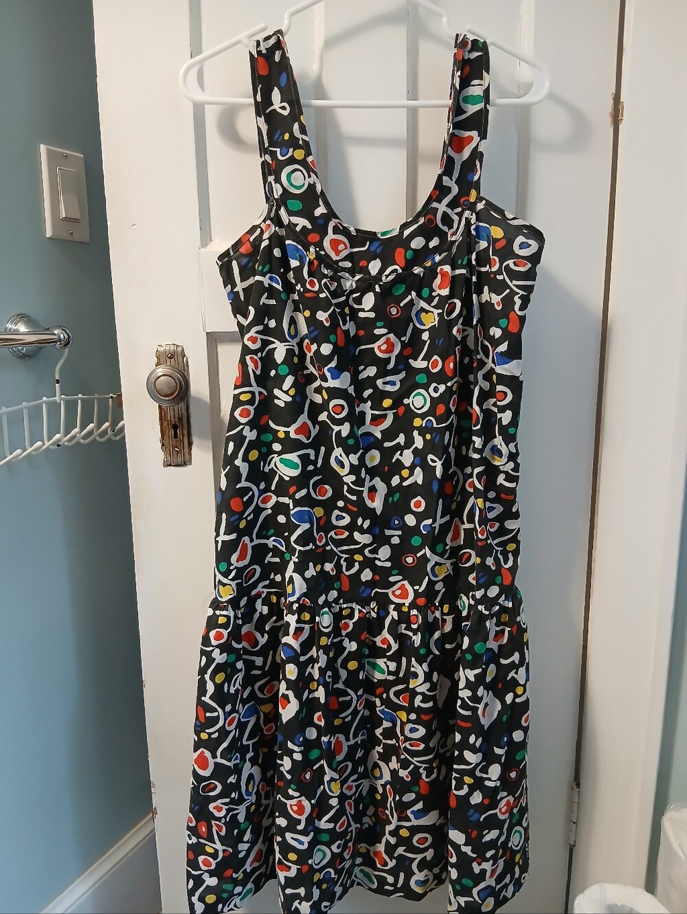 Vintage womens dress Patterned 80s 90s style Funky Pattern Unique